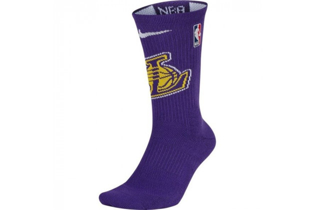 Nike Elite Crew NBA Los Angeles Lakers - Баскетбольні Шкарпетки