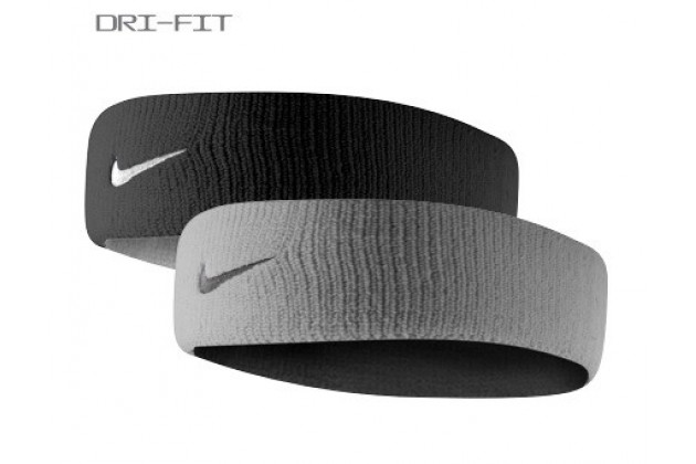 Nike DRI-FIT Home & Away Headband - Двохстороння пов'язка на голову