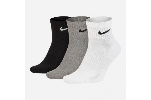 Nike 3PPK Cushion Quarter - Спортивні Шкарпетки